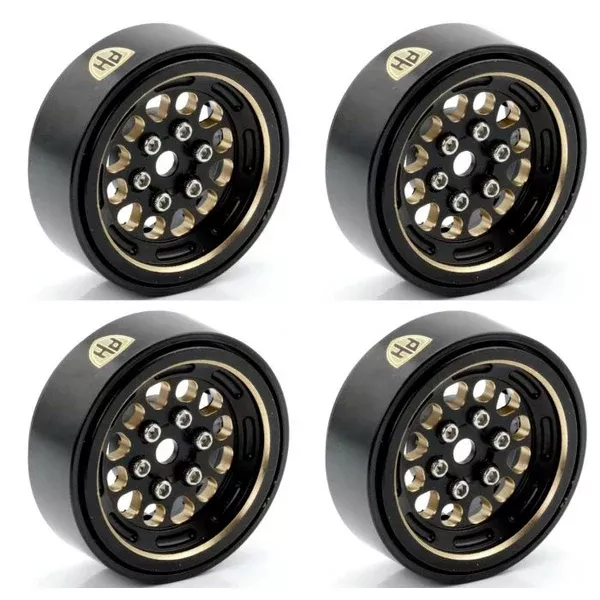 1.0" Black Brass Beadlock PHBSCX2491