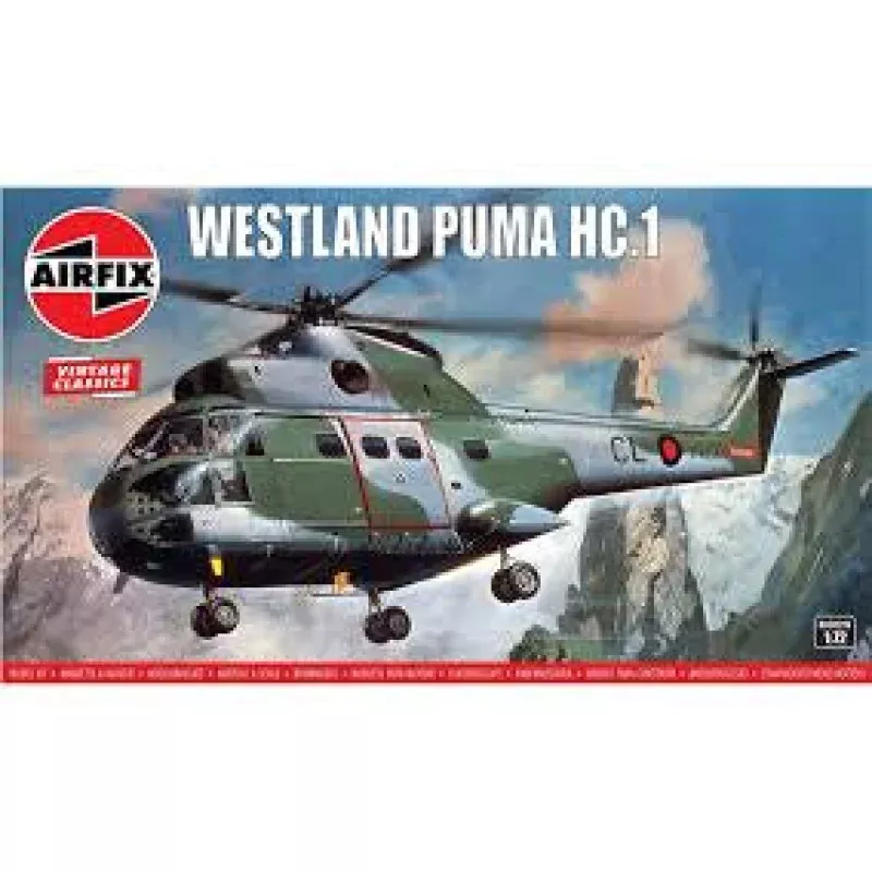 1/72 Airfix Westland Puma HC.1 Plastic Model Kit