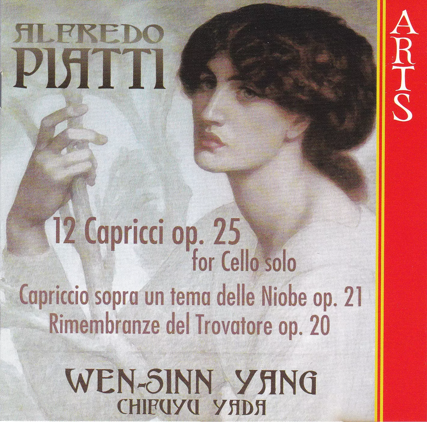 12 Capricci Op. 25 for Cello Solo (Yang, Yada)