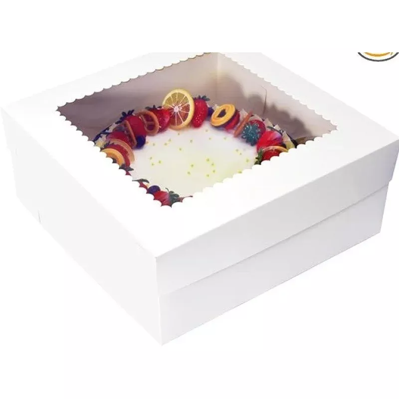 14x14x6 inch Cake Box w/Window