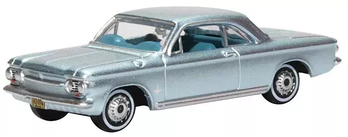 1963-1970 Chevrolet Corvair Coupe – Assembled — Silver-Blue