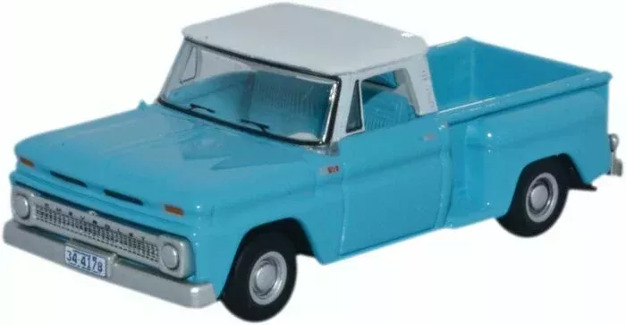 1965 Chevrolet Stepside Pickup – Assembled — Light Blue, White