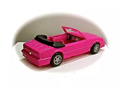1993 Barbie Mustang Pink Convertible Arco Toys Mattel #65032