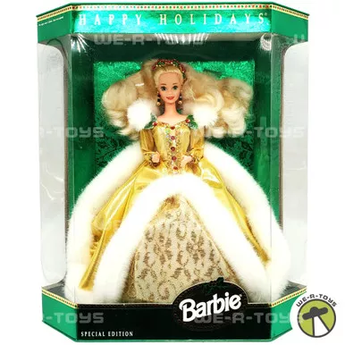 1994 Happy Holidays Barbie Doll Mattel 12155