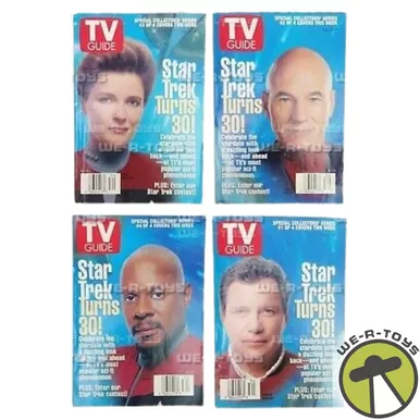 1996 Star Trek The Next Generation 30TH Anniversary TV Guides Lot of 4