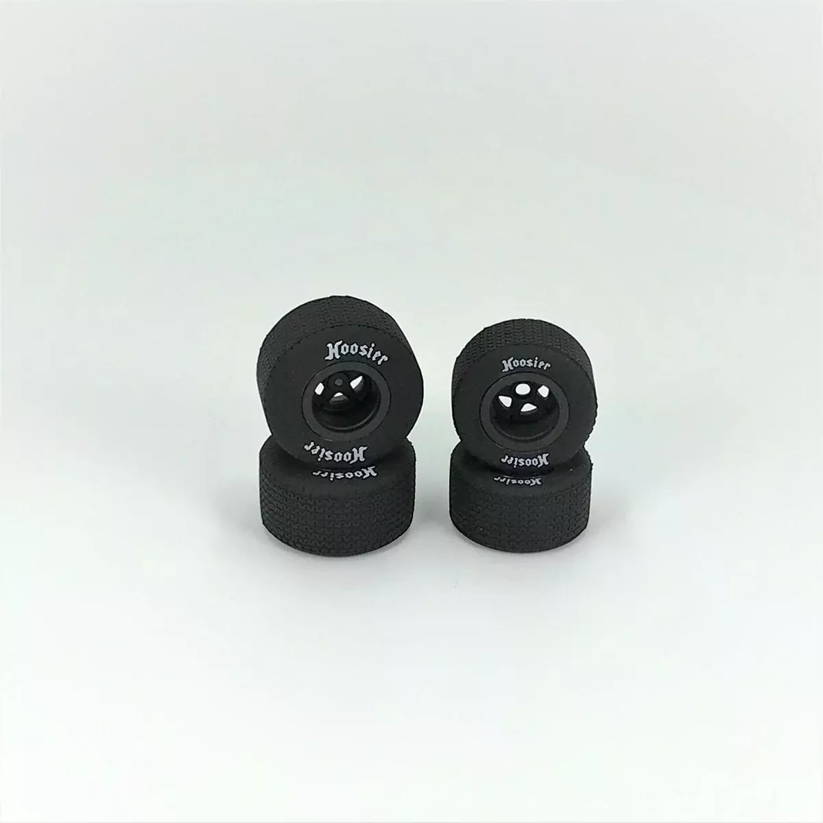 1RC 5535 Front and Rear Hoosier Tires on Black Wheels for EDM 2.0