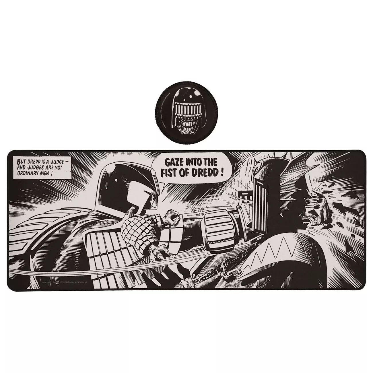 2000 AD Desk Pad & Coaster Judge Dredd