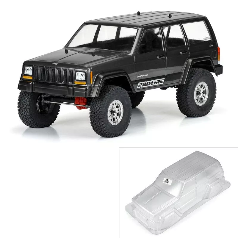 2001 Jeep Cherokee Clear Body for 12.3 inches (313mm) Wheelbase Scale Crawlers PRO363500