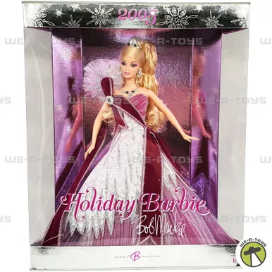 2005 Holiday Barbie Doll by Bob Mackie Mattel G8058