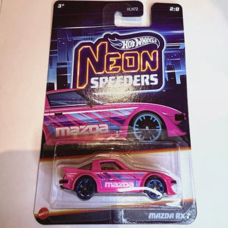 2025 HOT WHEELS NEON SPEEDERS MAZDA RX-7 PINK