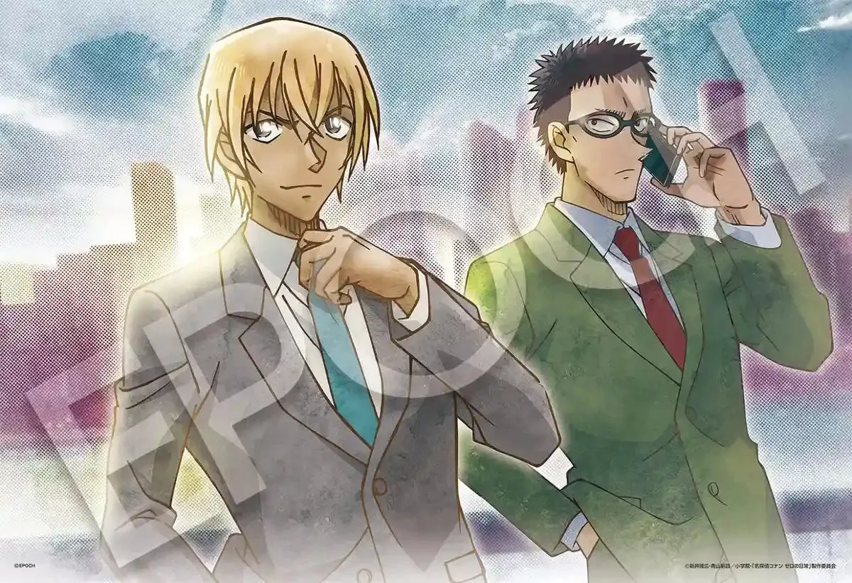 300 Piece Jigsaw Puzzle Detective Conan Two Public Security Police-Rei Furuya And Yuya Kazami- (26 × 38Cm)