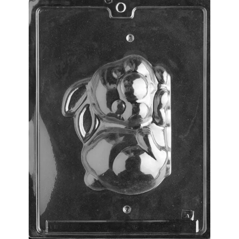 3D Chubby Bunny Two-piece Chocolate Mold