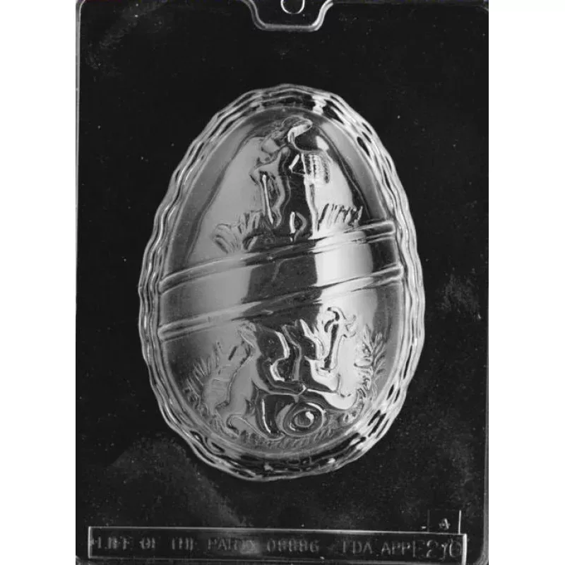 3D Large Name Egg Two-piece Chocolate Mold
