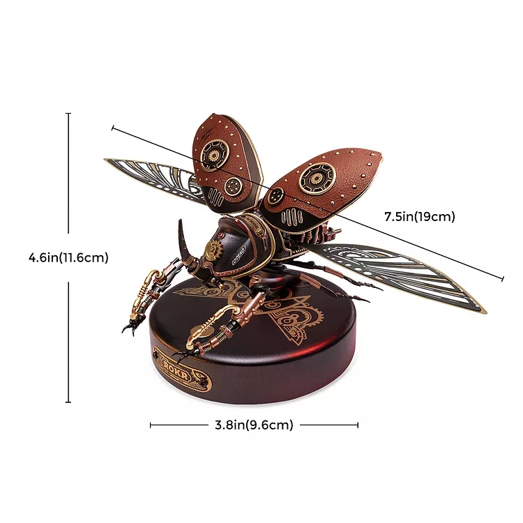 3D Rhinoceros Beetle Puzzle