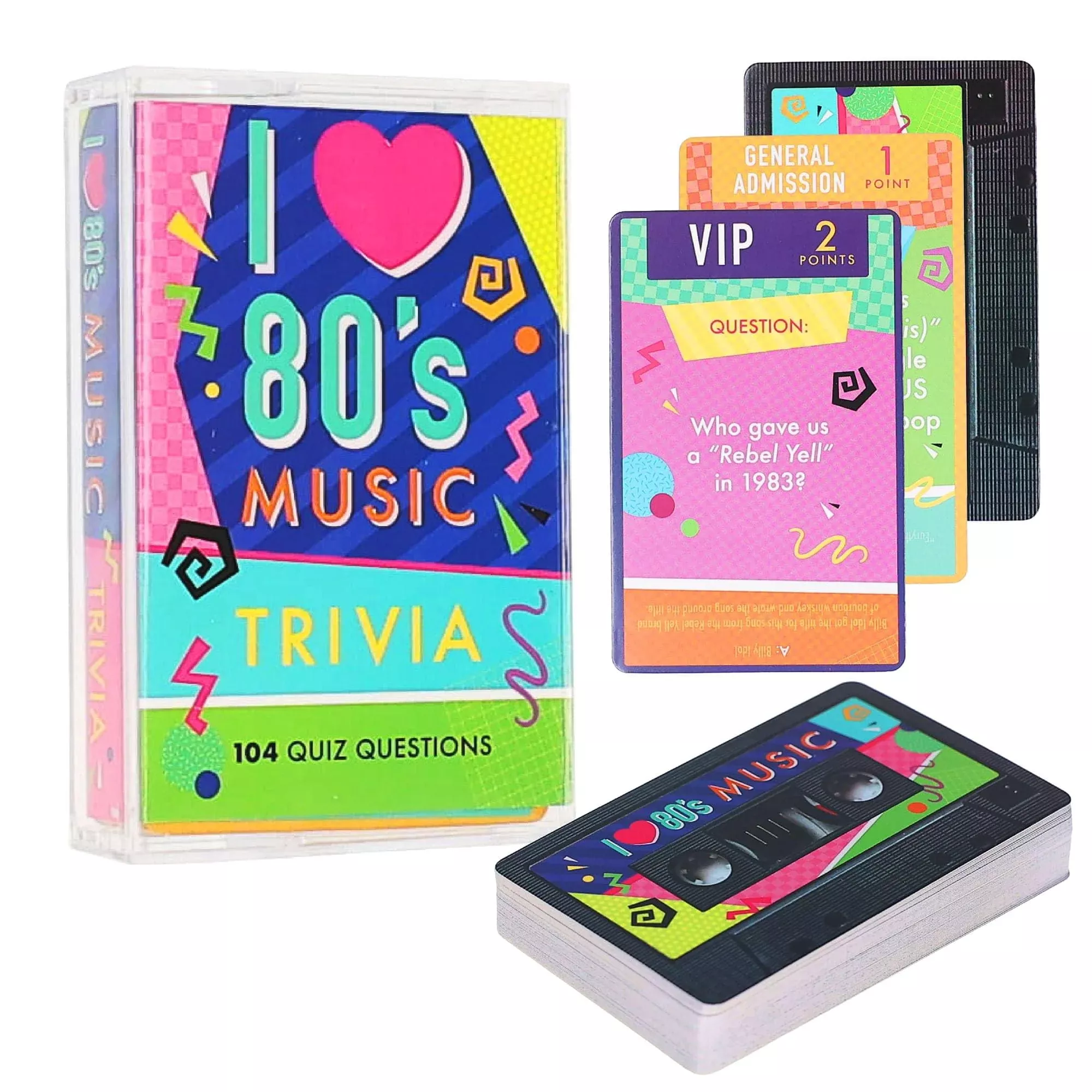 80s Music Trivia Card Game