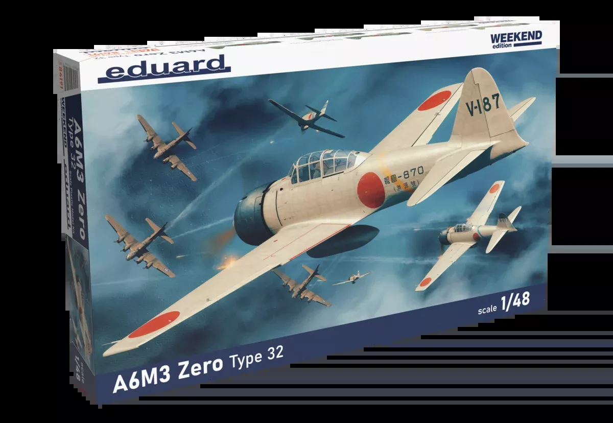 A6M3 Zero Type 32 Weekend Edition (1/48 Scale) Aircraft Model Kit