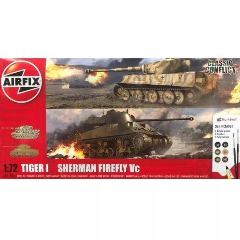 Airfix 1/72 Tiger 1 vs Sherman Firefly Vc