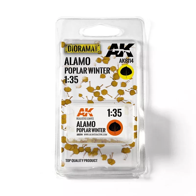 AK Alamo Poplar Winter Leaves (1/32, 1/35 Scale)
