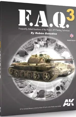AK Interactive 288 FAQ 3 Modern AFV Painting Techniques Book