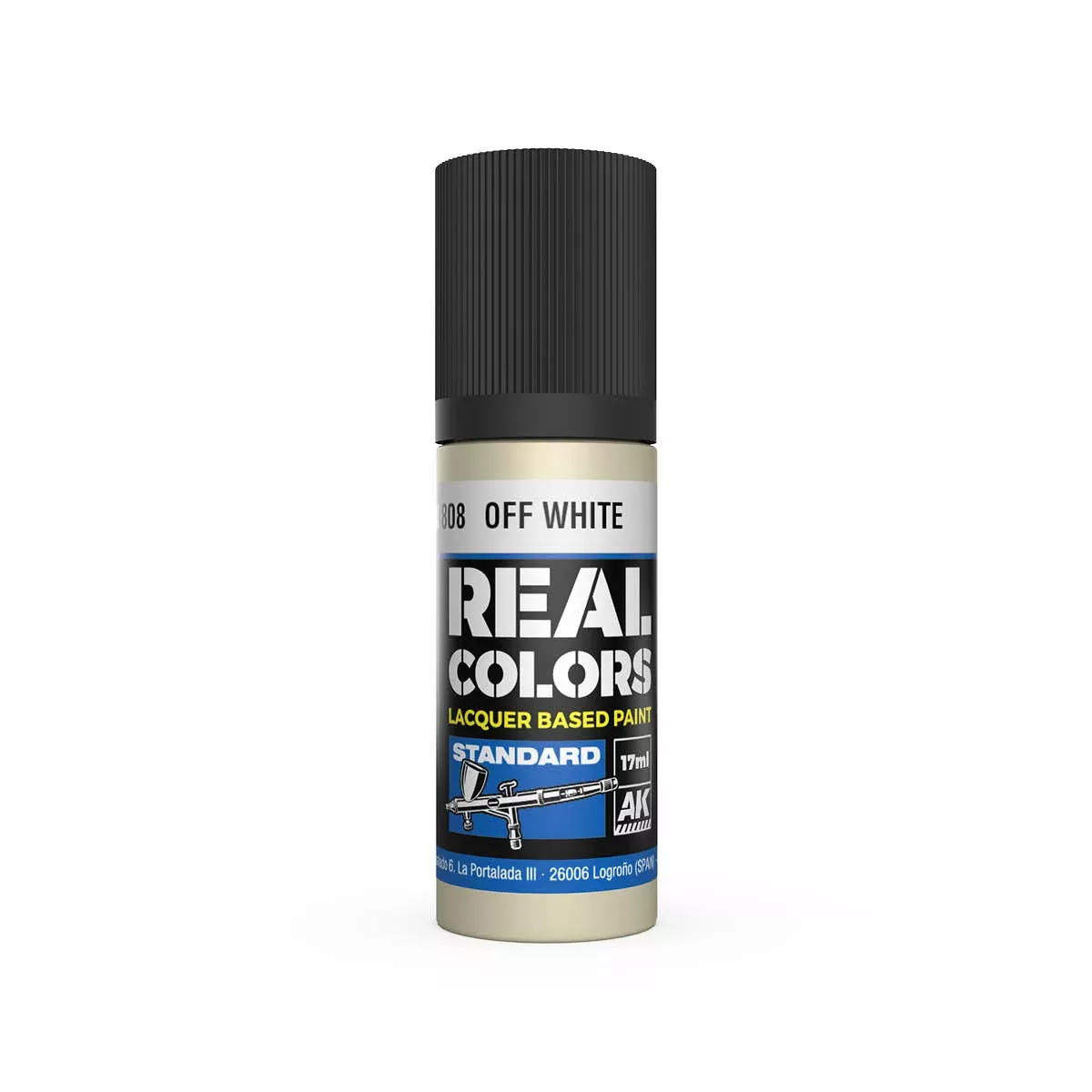 AK Real Colors Off White Lacquer Paint 17mL
