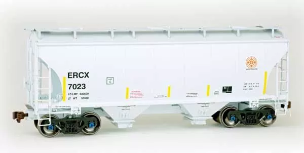 American Limited Models 2003 HO Scale Trinity 3281 2-Bay Covered Hopper Excel Railcar ERCX 7023