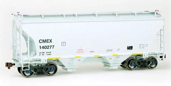 American Limited Models 2046 HO Scale Trinity 3281 2-Bay Covered Hopper Cemex CEMX 140277