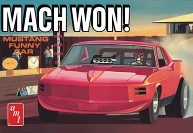 AMT #1455 1/25 1970 Mustang Funny Car-Mach Won!