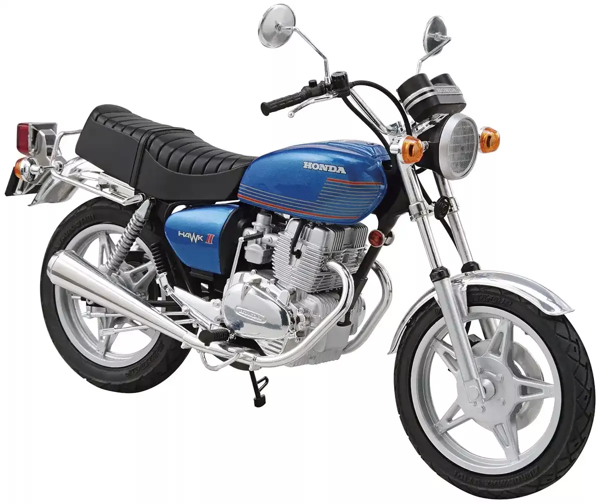 AOSHIMA - The Bike 1/12 Honda Cb400T Hawk-Ii '77 Plastic Model