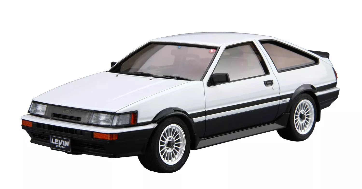 AOSHIMA The Model Car 1/24 Toyota Ae86 Corolla Levin Gt-Apex '85 Plastic Model