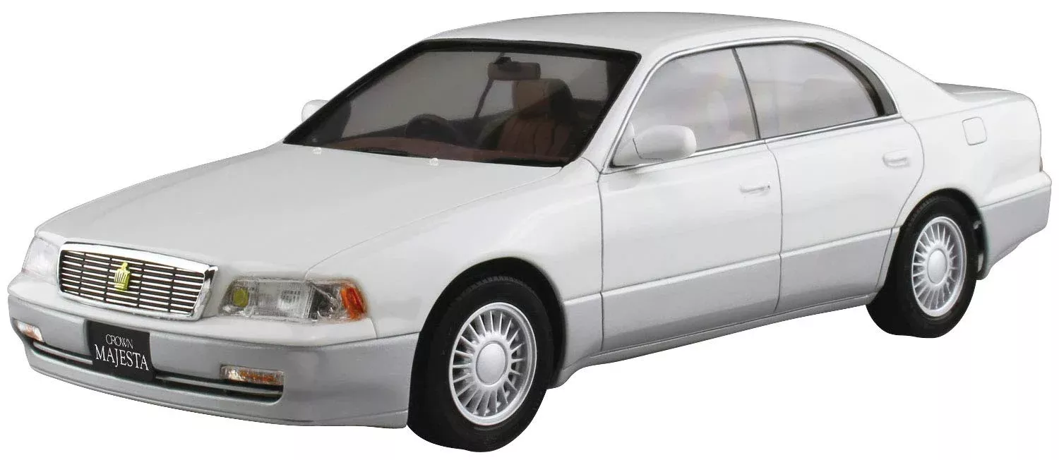 AOSHIMA The Model Car 1/24 Toyota Uzs141 Crown Majesta C Type '91 Plastic Model