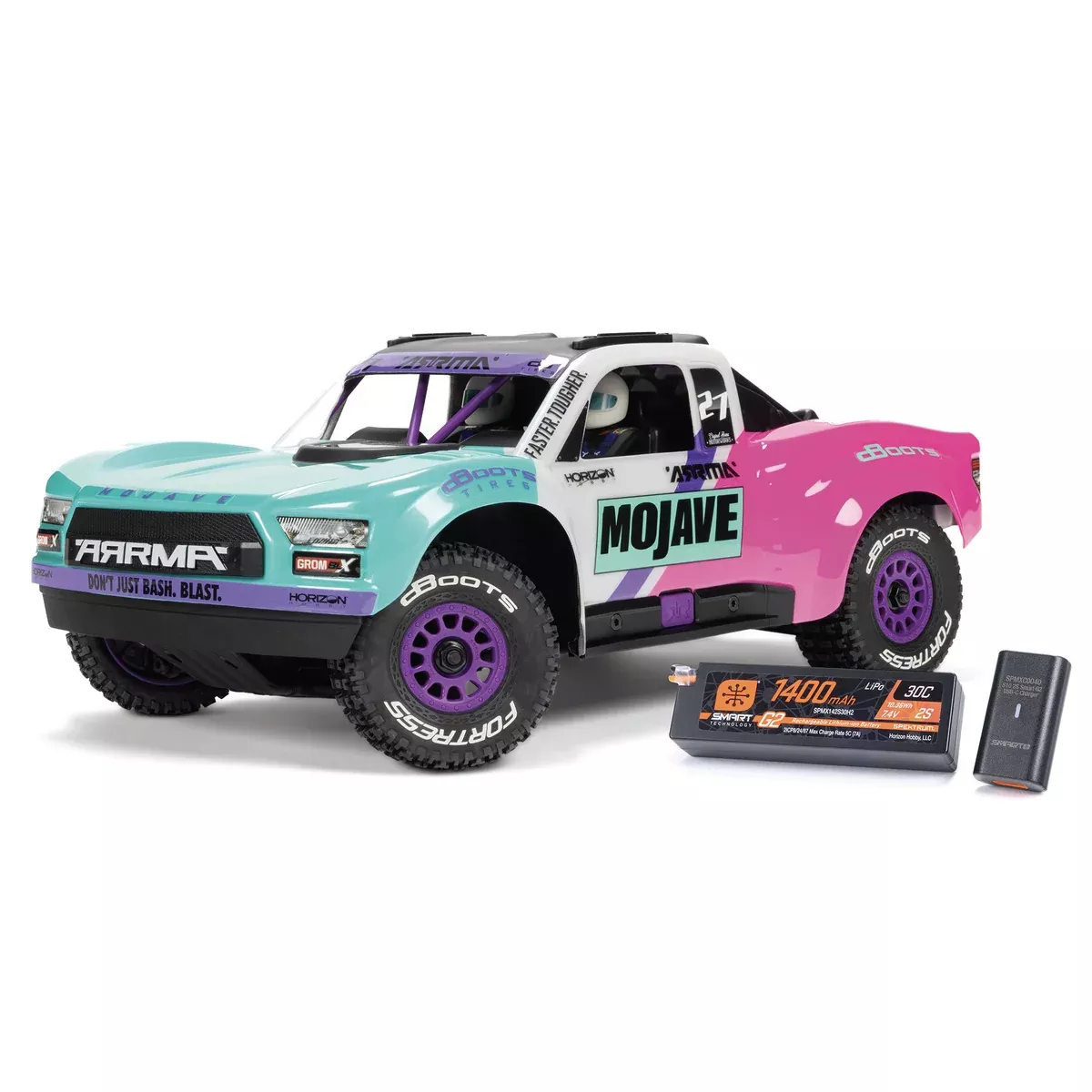 Arrma - 1/16 MOJAVE GROM 223S DSC 4X4 RTR Brushless Desert Truck (Battery & Charger Included)