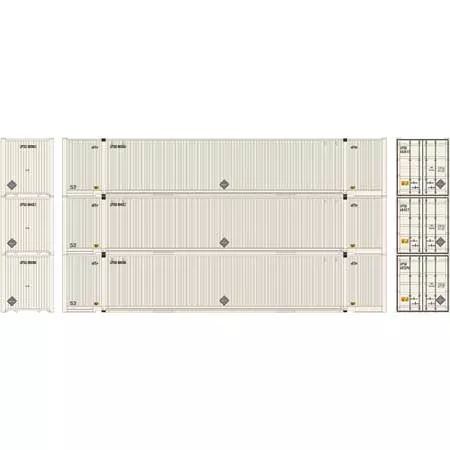 Athearn 26672 HO Scale 53' Jindo Intermodal Container UPS