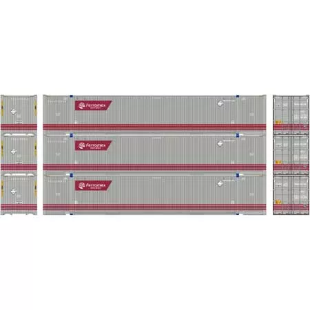 Athearn 26673 HO Scale 53' Jindo Intermodal Container Ferromex FXEU