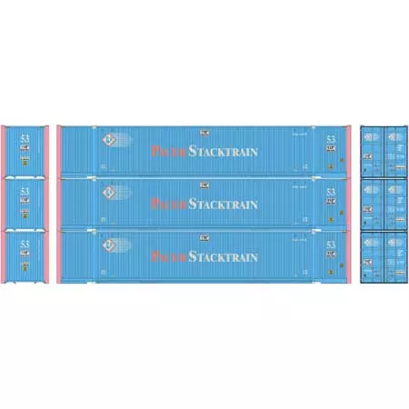 Athearn 26677 HO Scale 53' Jindo Intermodal Container Pacer Stacktrain