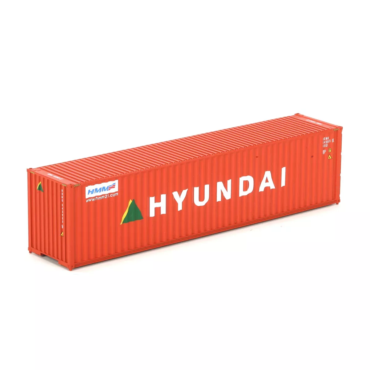 Athearn 28387 HO Scale 40' High Cube Container Hyundai HDMU
