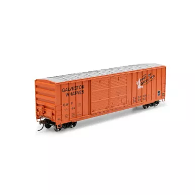 Athearn # ATH-1747 HO 50' FMC 5347 DD Offset Box Car, GWF #1179