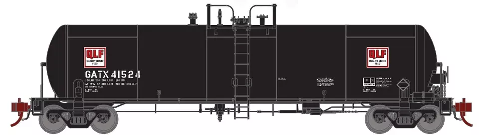 Athearn Genesis G40182 HO Scale GATC 20,000 Gal Tank Car QLF GATX 41524