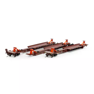 Athearn # H41101 HO 57' Trinity Spine Car, BNSF #300576 (3)