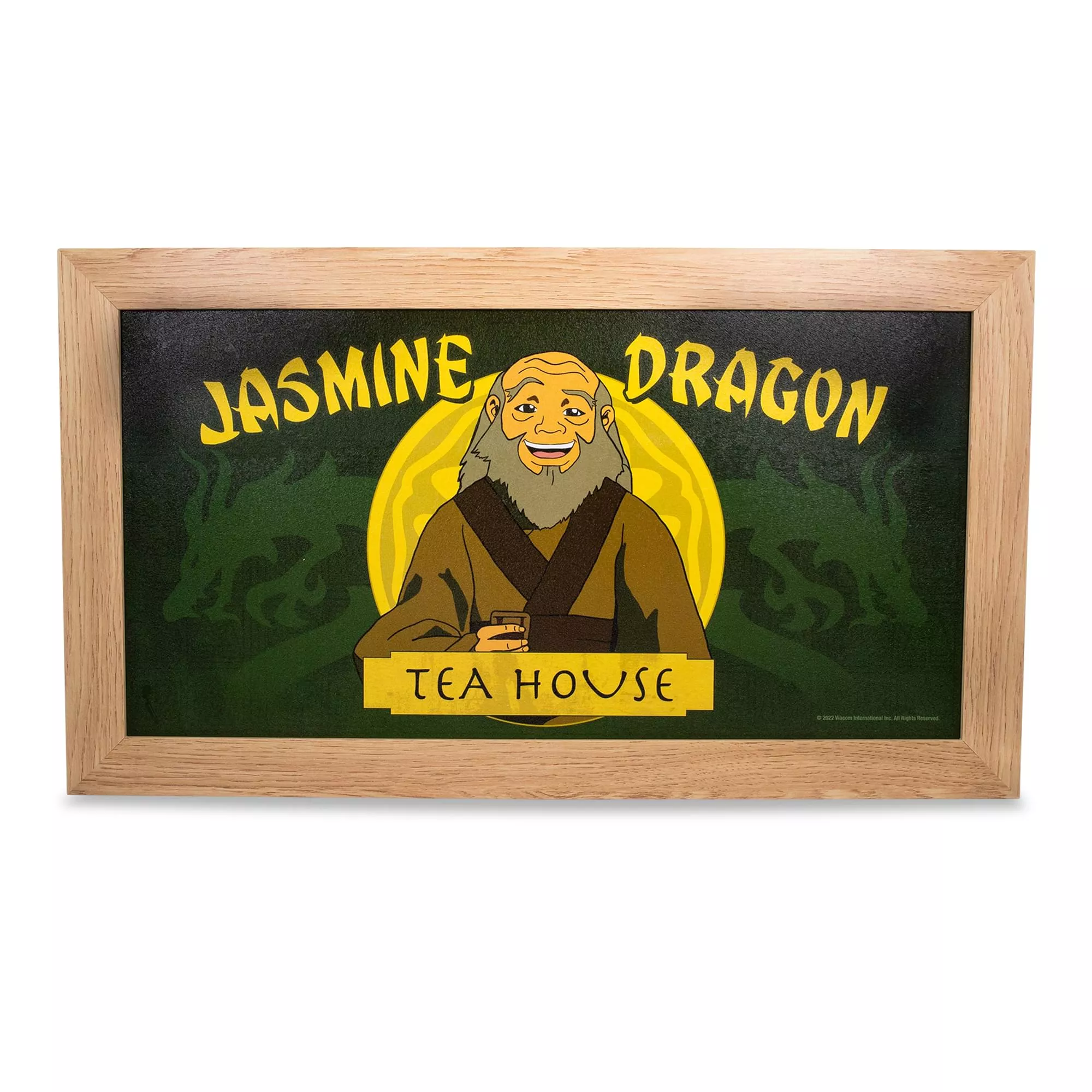 Avatar: The Last Airbender Jasmine Dragon Tea House Hanging Sign Framed Wall Art