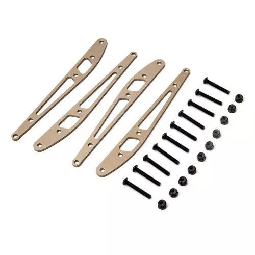 AXIAL AXI334000 Lower Link Plate Rear (4) RBX10