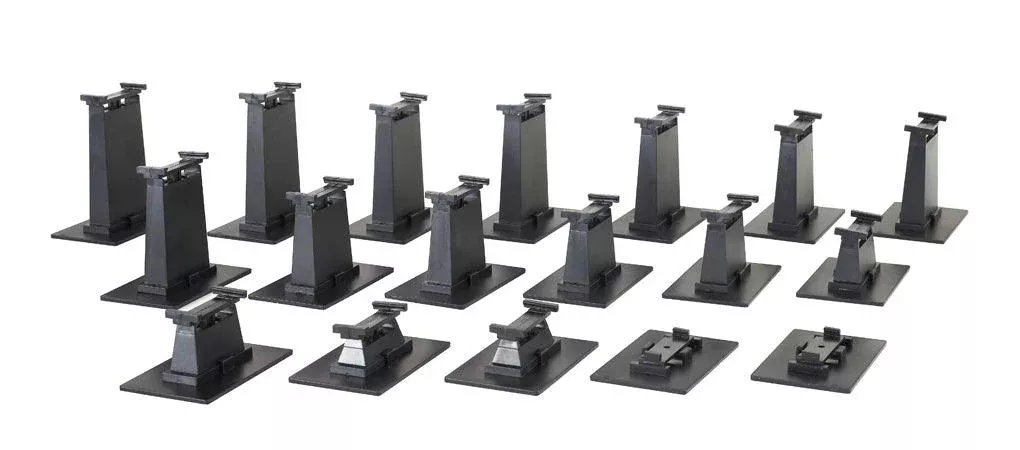 Bachmann 44595 HO Scale Train E-Z Track System 18-PCS Graduated Pier Bridge Set