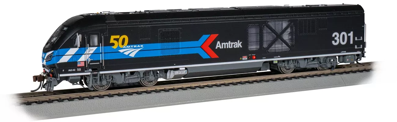 Bachmann 68303 HO Scale Siemens ALC-42 Charger Amtrak 301 "50th" DCC WOWSound