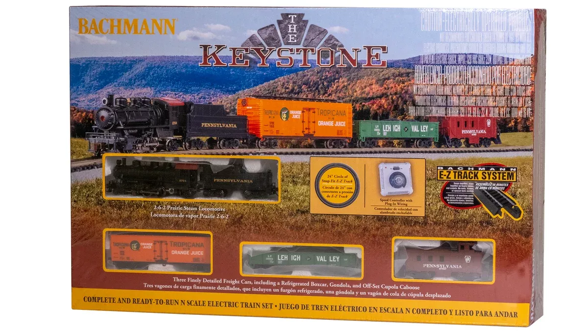 Bachmann N Scale "The Keystone" Set BAC24029