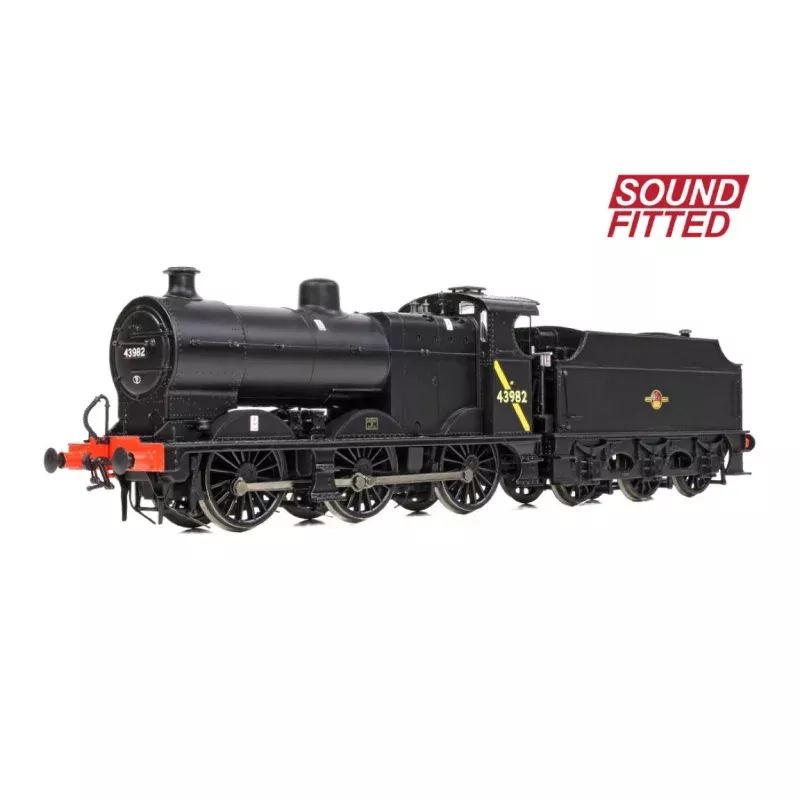 Bachmann OO Gauge 31-884A MR 3835 (4F) with Fowler Tender BR Black (Late Crest) No.43982