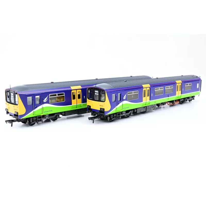Bachmann OO Gauge 32-925K Class 150/2 DMU 2 Car 'Silverlink' No.150123 - Boxed