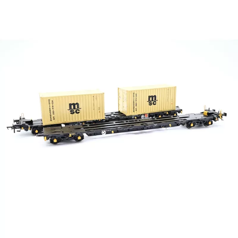 Bachmann OO Gauge 37-312 Intermodal Pair 'MSC' - Boxed