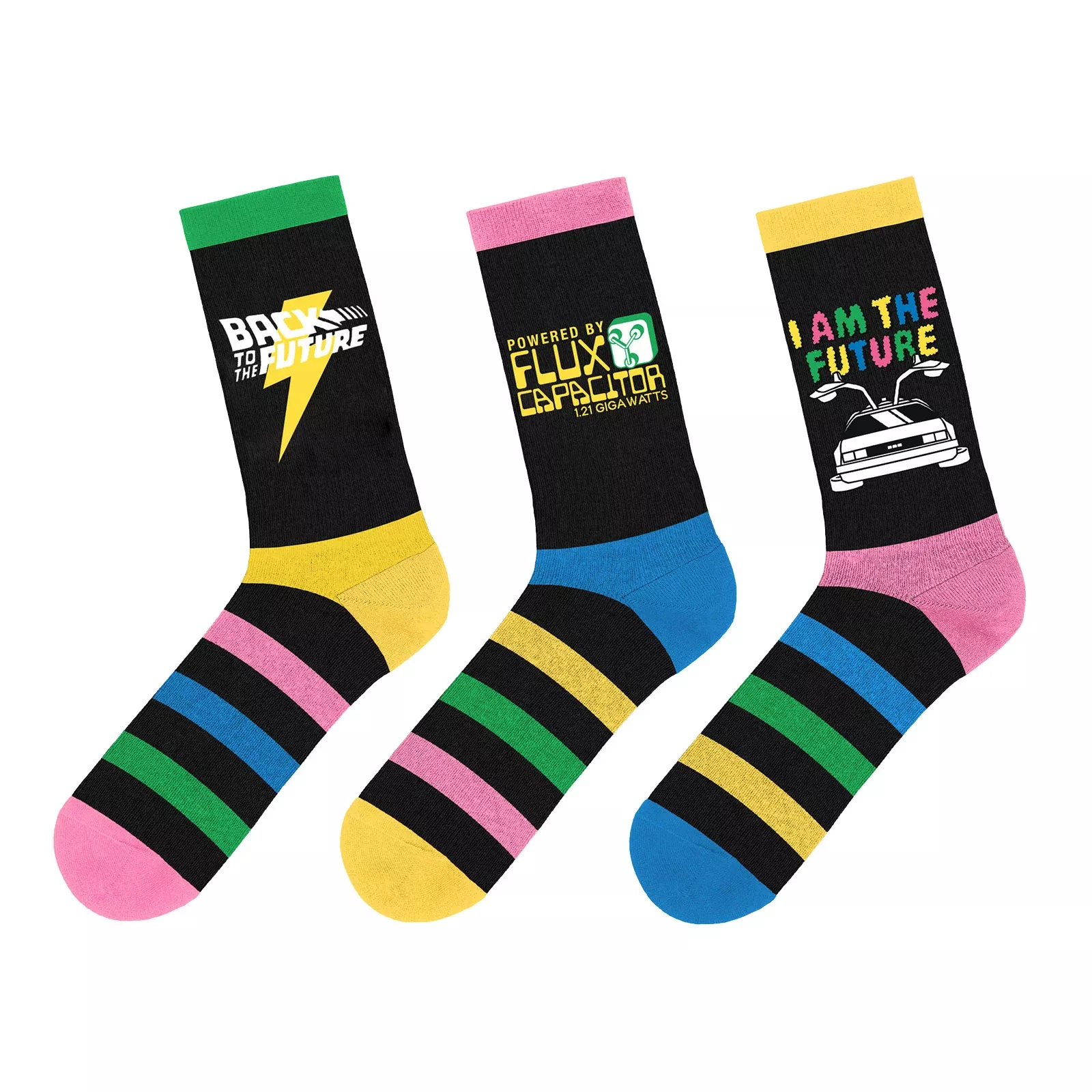 Back to the Future - 3-Pack Socks in Gift Box