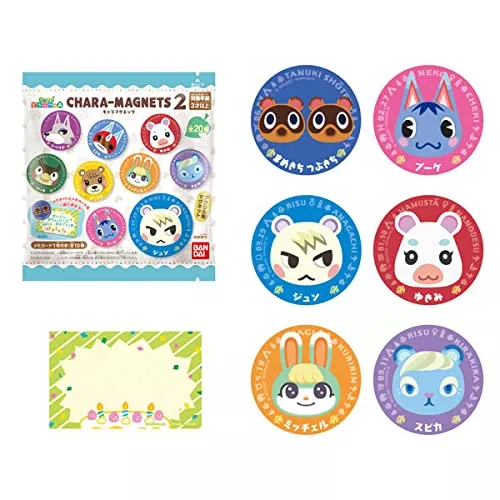 Bandai Animal Crossing New Horizons Character Magnets 2 14Pack Box