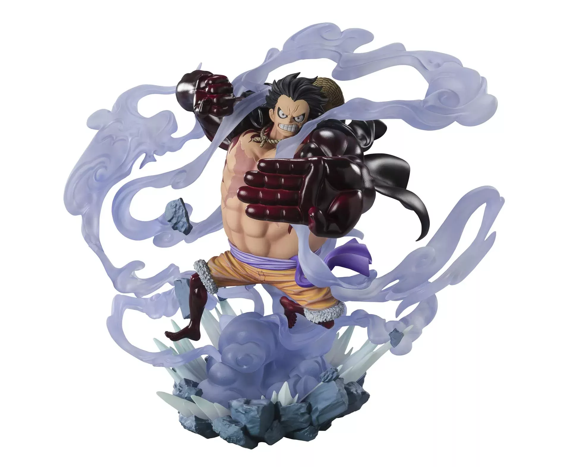 BANDAI - Figuarts Zero Super Fierce Battle Monkey D. Luffy Gear4 Boundman Onigashima Monster Battle - One Piece