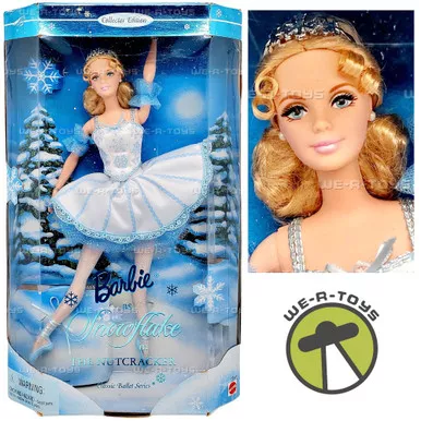 Barbie as Snowflake Doll in The Nutcracker Classic Ballet 1999 Mattel 25642